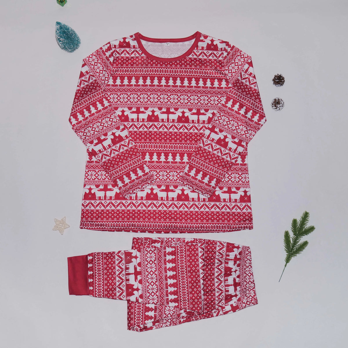 Classic Red Christmas Pyjama Set