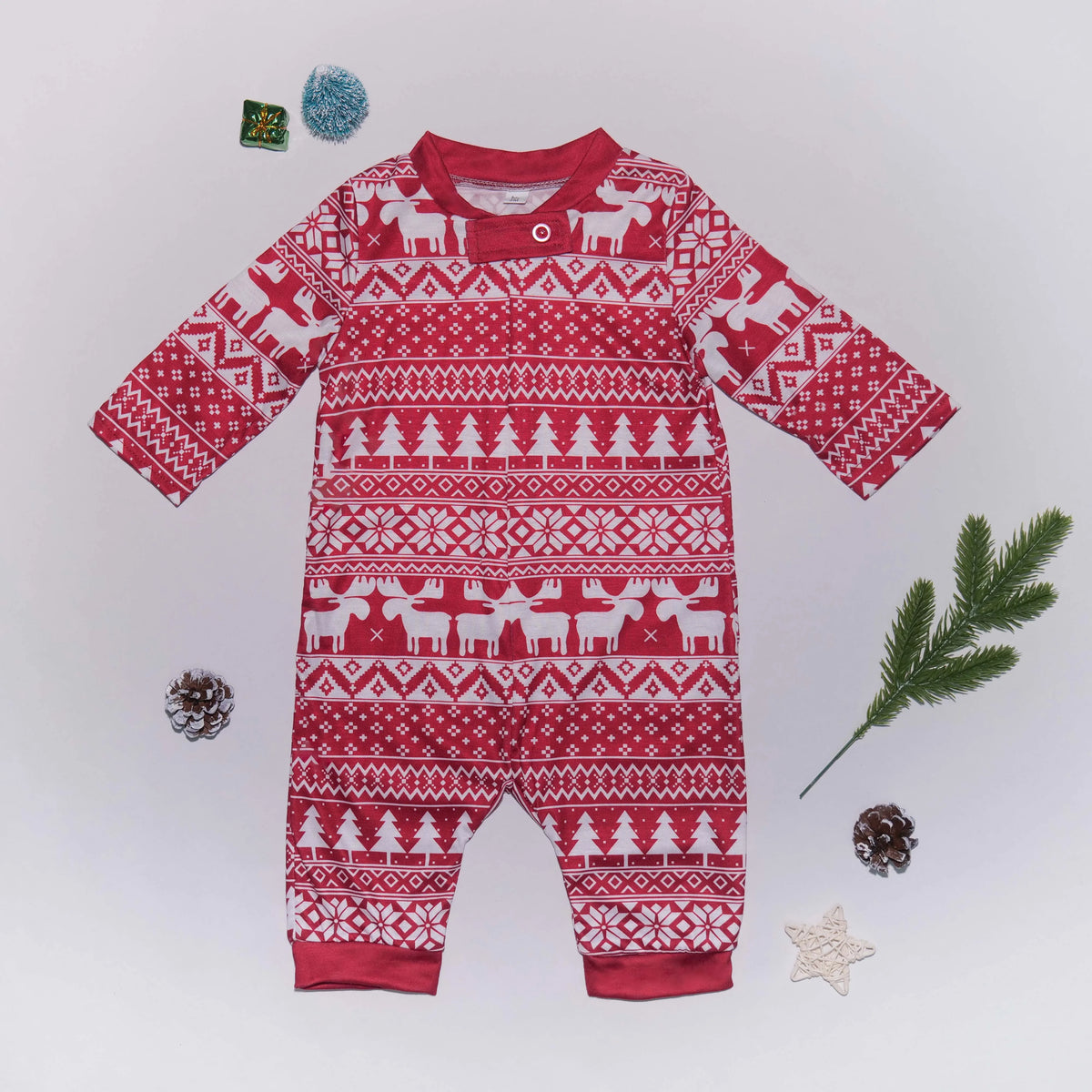 Classic Red Christmas Pyjama Set
