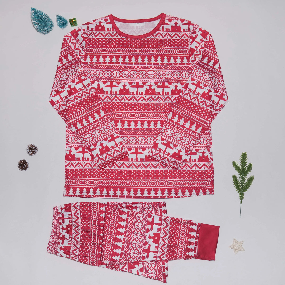Classic Red Christmas Pyjama Set