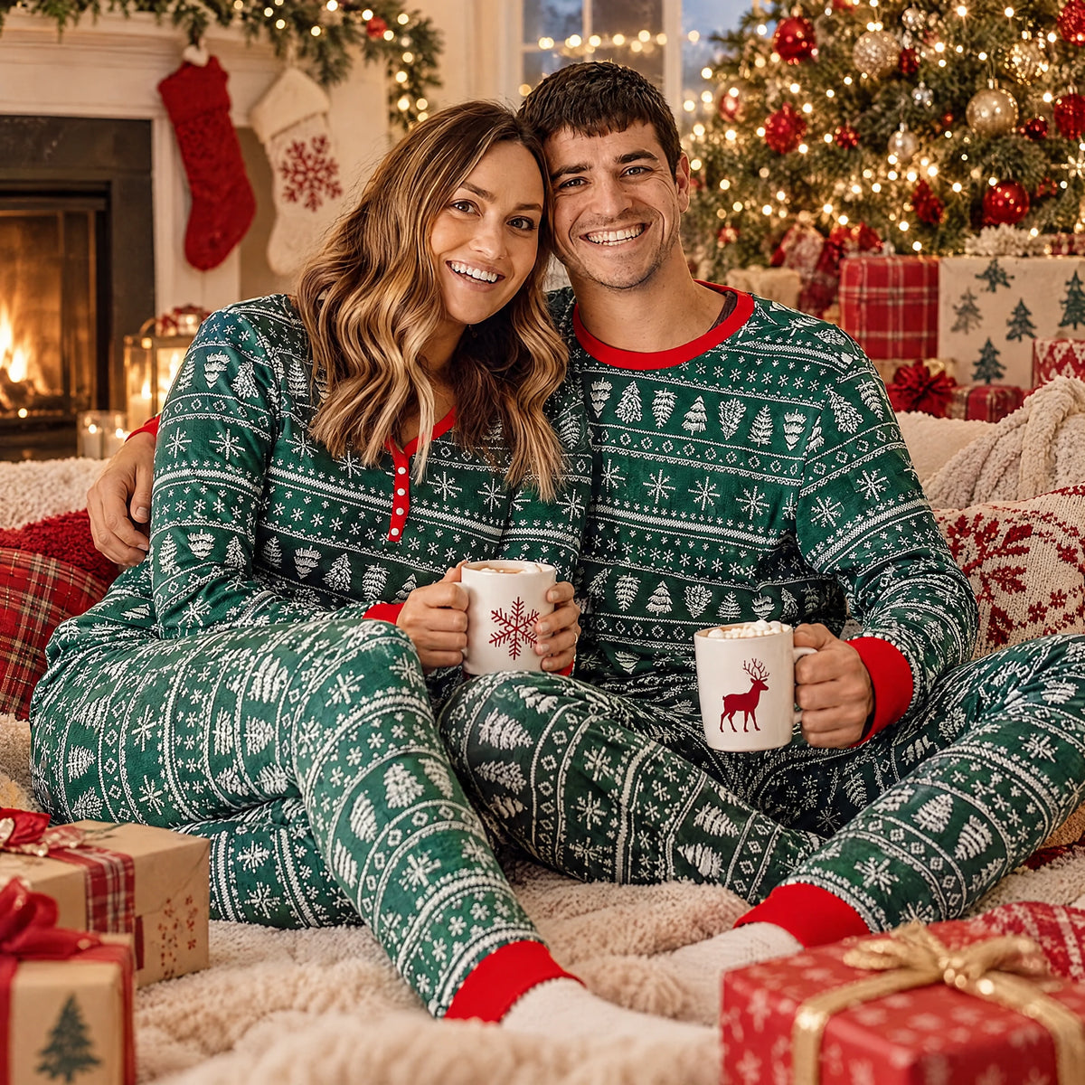 Evergreen Christmas Pyjama Set