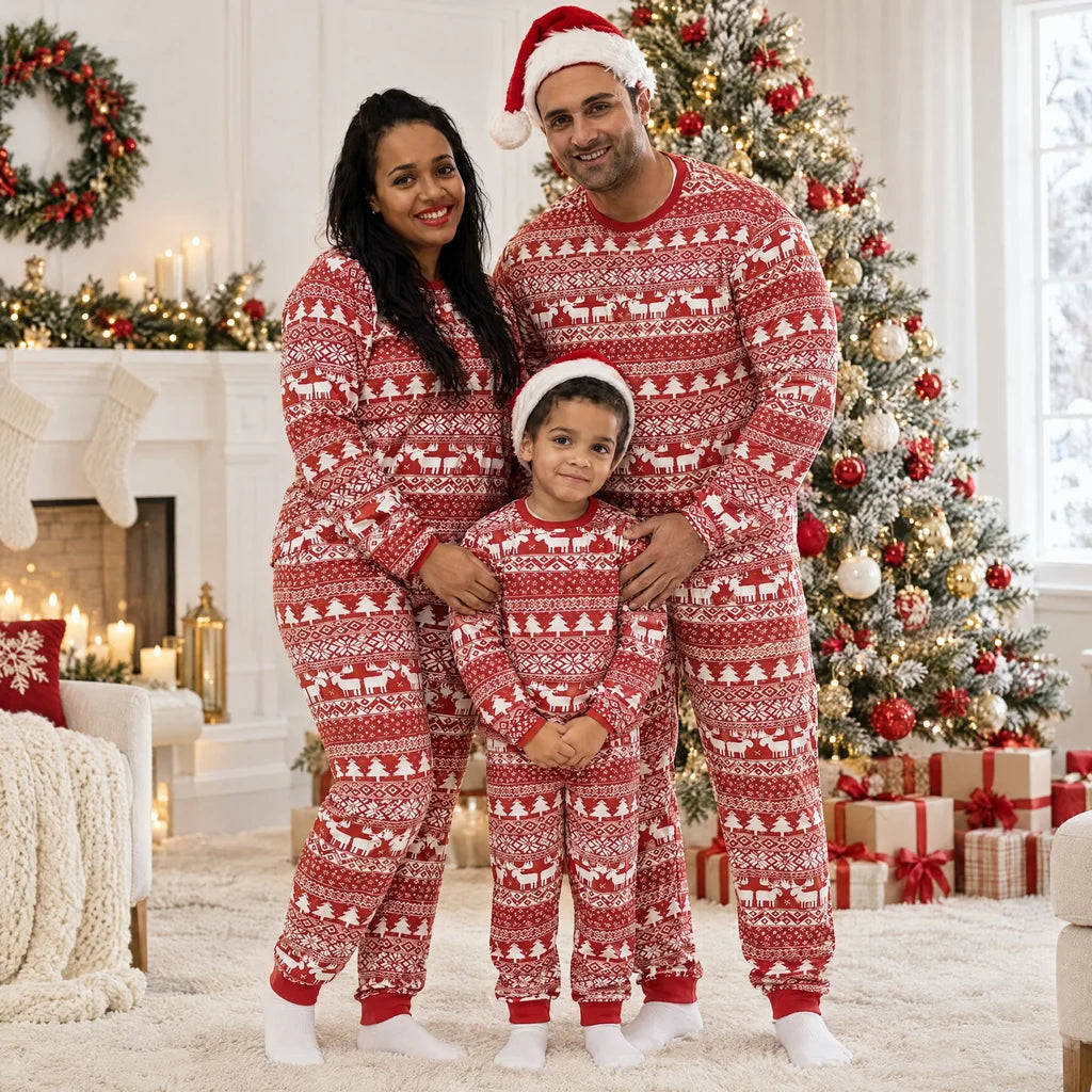 Classic Red Christmas Pyjama Set