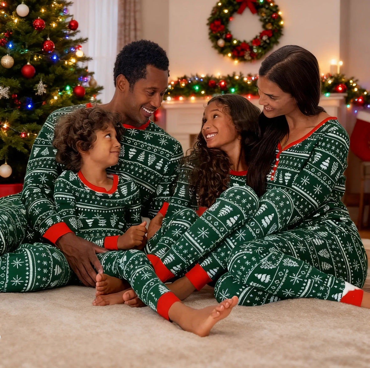 Evergreen Christmas Pyjama Set