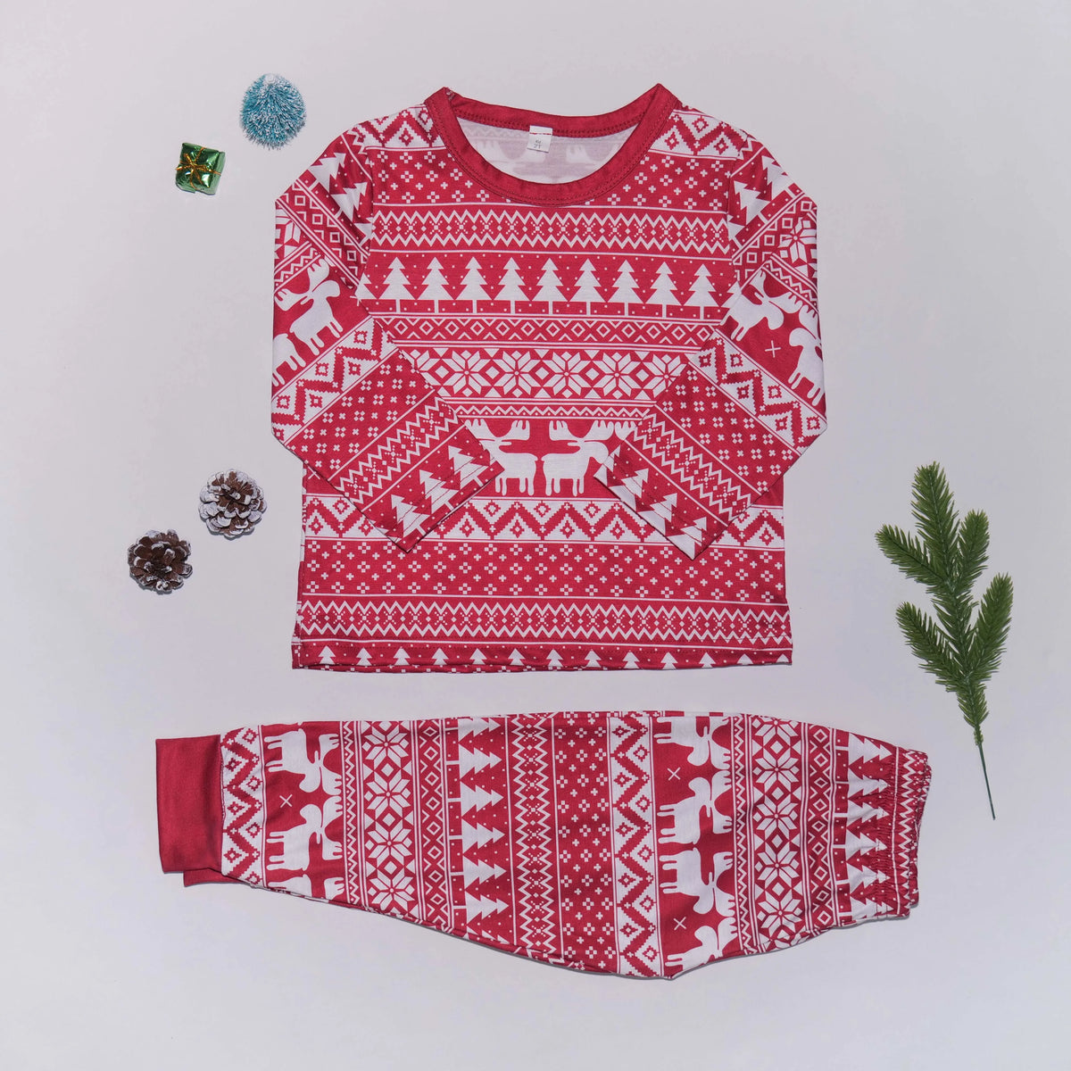 Classic Red Christmas Pyjama Set